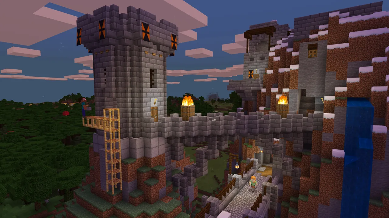 Игровой кадр Minecraft — 1
