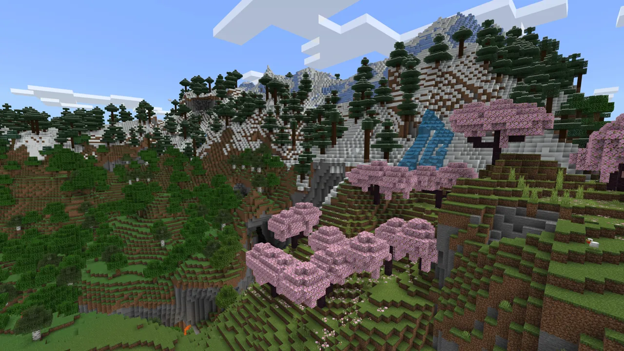 Игровой кадр Minecraft — 2